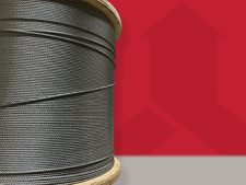 Spool of military cable
