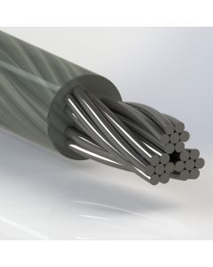 Stainless Steel, Cable, Coated 3x7, Nylon, Mil Spec