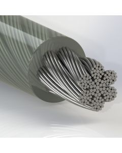 Stainless Steel, Cable, Coated 7x19, Nylon, Low-Stretch High-Fatigue