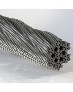 Stainless Steel Cable, Bare 7x49, Commercial