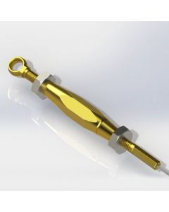 Miniature Precision Brass Turnbuckle, Eye and Plug