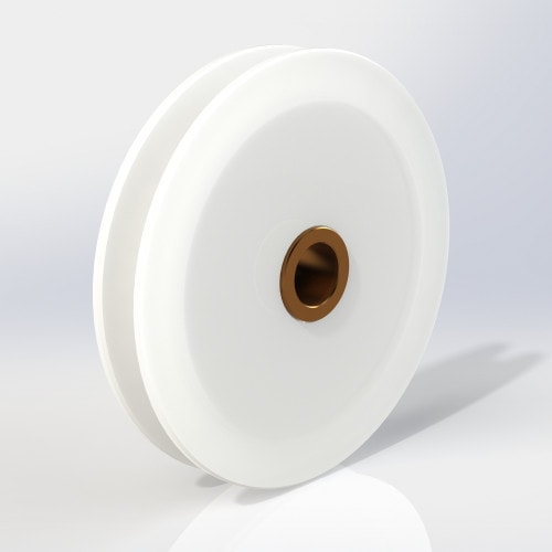 Picture of MP Series Pulley, Nylon, Bronze Bushing